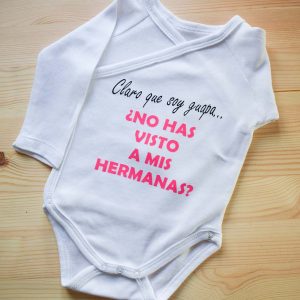 Body serigrafiado para bebé