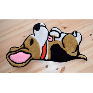 alfombra tufting perro