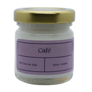 Mini vela en tarro de cera de soja con tapa, 42 ml. Olor: 42 ml