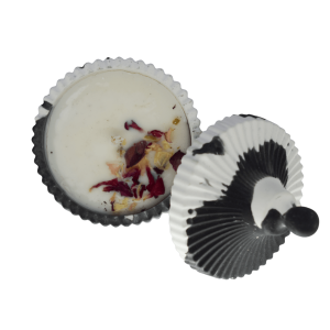 Explosion floral acanalado vela